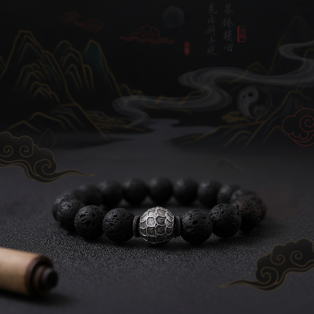 【Earth】Earth Core · Reverse Scale Bracelet – Stability, Boundary & Silent Power