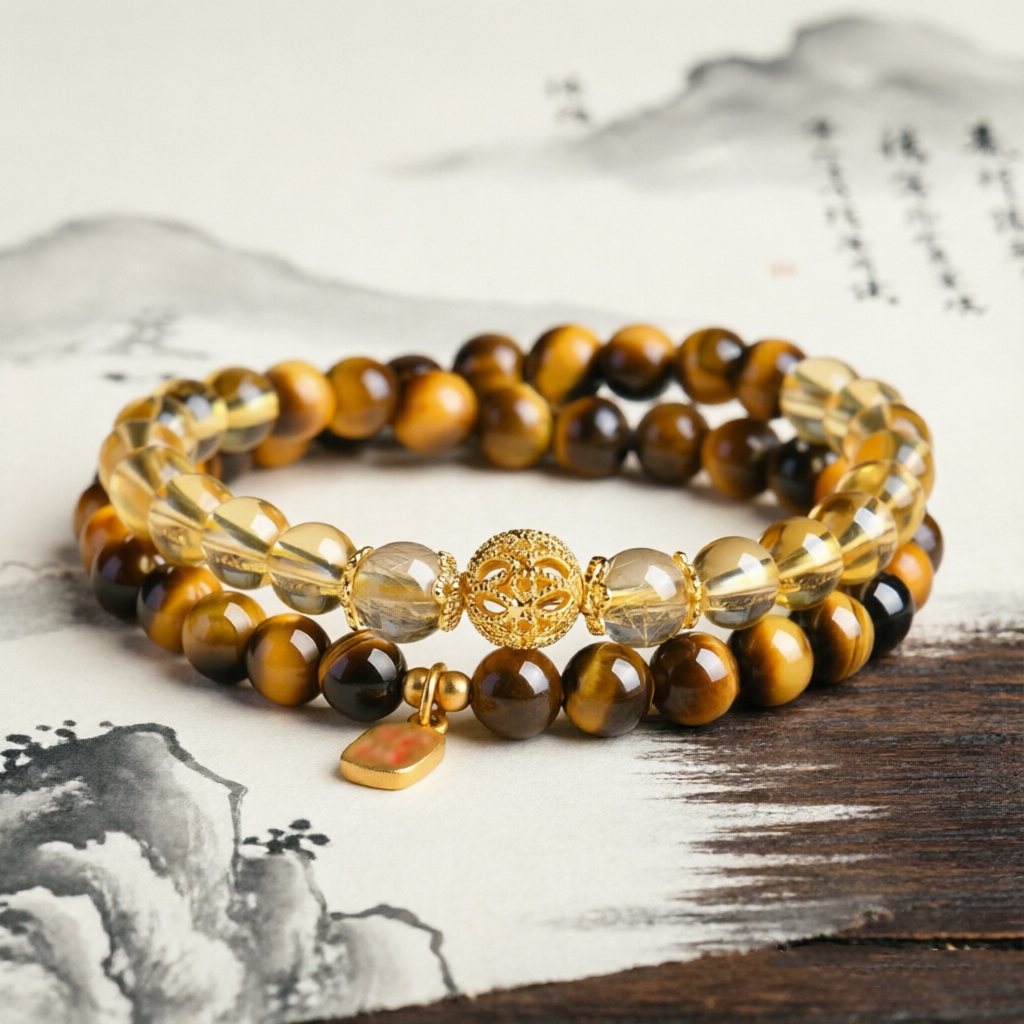 【Prosperity】Tiger’s Eye Prosperity Bracelet – Focused Wealth & Grounded Luck